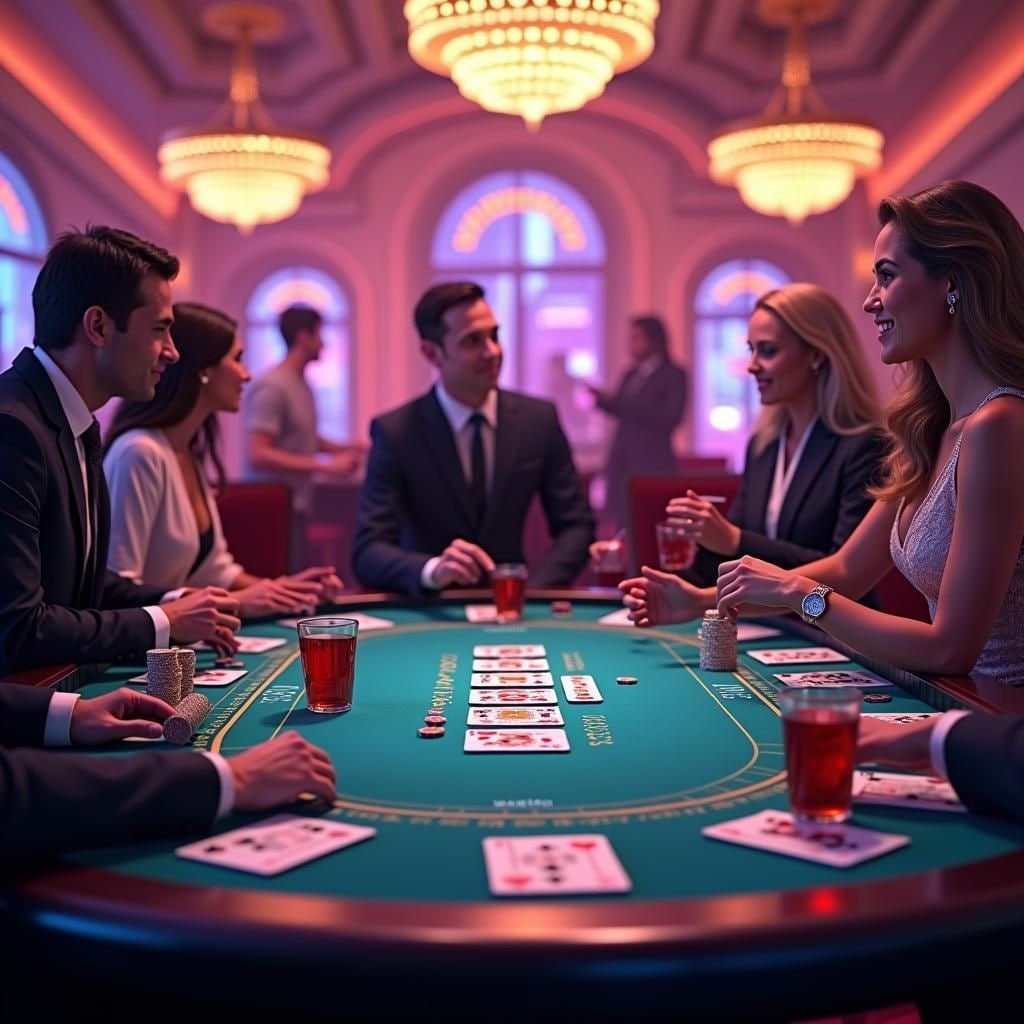 dazn Blackjack Teen Patti live dealer Myanmar ကစားသမားများ ကတ်ဂိမ်း ကစားနေသောမြင်ကွင်း